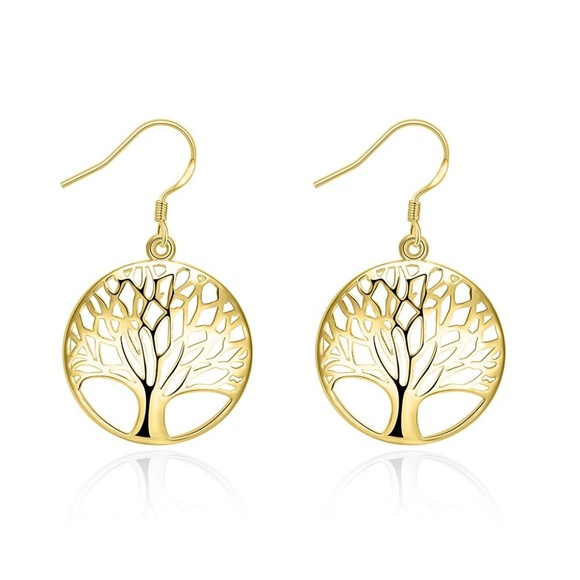 Tree of Life Drop Earring - Picture 1 of 1
